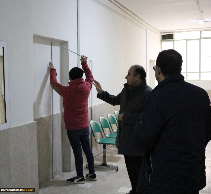 بازدید میدانی مدیریت امور پردیس های استان از روند بهسازی پردیس امام جعفر صادق(ع) 6