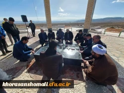 گلباران و غبارروبی مزار شهدای گمنام دانشگاه