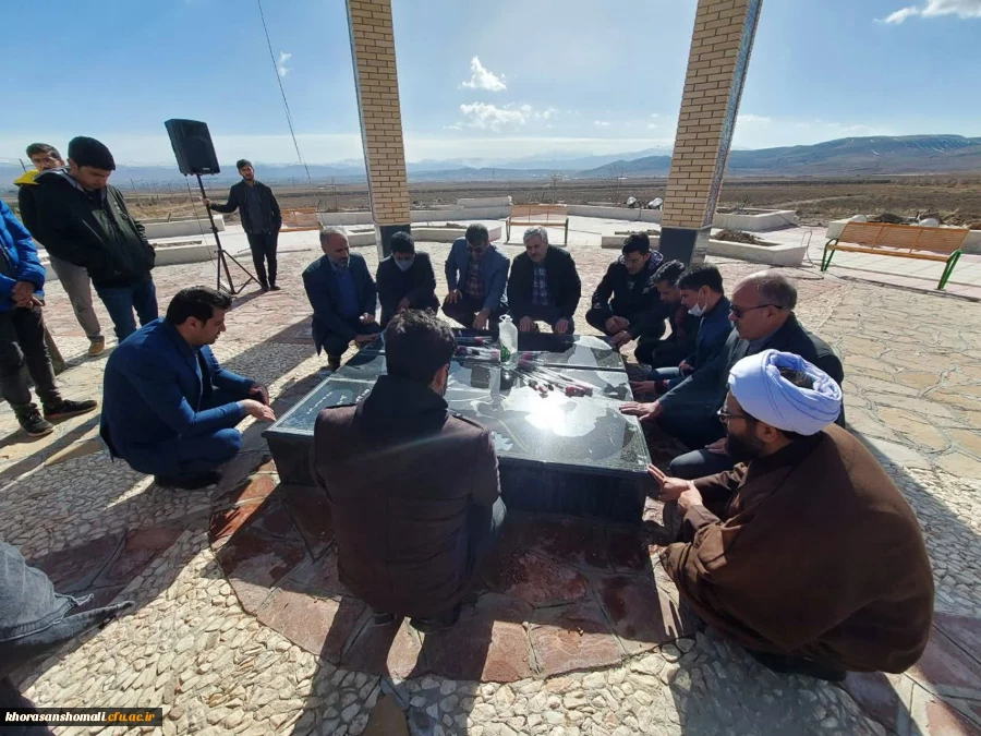 گلباران و غبارروبی مزار شهدای گمنام دانشگاه