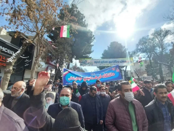 حضور پرشور و انقلابی دانشجومعلمان ، اساتید . کارکنان دانشگاه فرهنگیان در راهپیمایی پرشور 22 بهمن  3