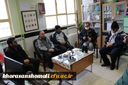 حضور ریاست محترم دانشگاه فرهنگیان خراسان شمالی به اتفاق اساتید و کارکنان در اردوی جهادی(آموزشی-تربیتی،عمرانی) دانشجومعلمان دانشگاه از روستای قِلی جاجرم. 3