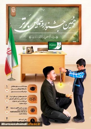 دهمین جشنواره تدریس برتر (ویژه دانشجومعلمان سراسر کشور)