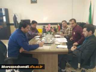 جلسه شورای هماهنگی کارورزی پردیس امام محمدباقر (ع) . 