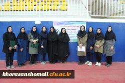 برگزاری اولین لیگ والیبال دختران دانشگاه فرهنگیان استان 3