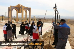 کاشت نهال به مناسبت روز درختکاری در محوطه گلزار شهدای گمنام و فضاهای سبز دانشگاه 8