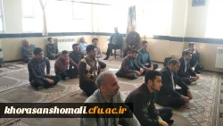 برگزاری جلسات تفسیر و معارف قرآن کریم به مناسبت ایام ماه مبارک رمضان همزمان با نماز ظهر و عصر 4