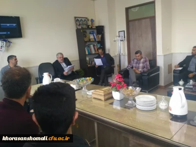 جلسه توجیهی کادر آشپزخانه پردیس های استان با مسئولین استانی دانشگاه در جهت بهبود کیفیت فعالیت ها