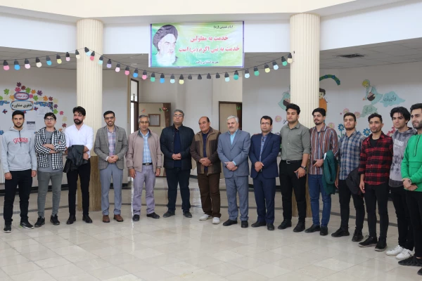 دیدار مسئولین حوزه دانشجویی و جمعی از دانشجویان رشته مشاوره از دانش آموزان با نیازهای ویژه مجنمع امام خامنه ای شهرستان بجنورد 2