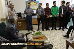 دیدار مسئولین حوزه دانشجویی و جمعی از دانشجویان رشته مشاوره از دانش آموزان با نیازهای ویژه مجنمع امام خامنه ای شهرستان بجنورد 4