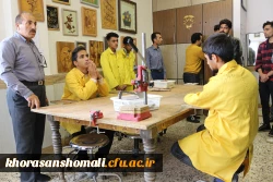 دیدار مسئولین حوزه دانشجویی و جمعی از دانشجویان رشته مشاوره از دانش آموزان با نیازهای ویژه مجنمع امام خامنه ای شهرستان بجنورد 5