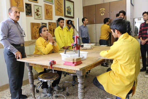 دیدار مسئولین حوزه دانشجویی و جمعی از دانشجویان رشته مشاوره از دانش آموزان با نیازهای ویژه مجنمع امام خامنه ای شهرستان بجنورد 5