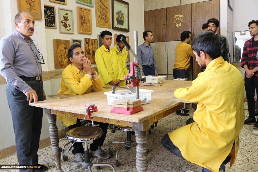 دیدار مسئولین حوزه دانشجویی و جمعی از دانشجویان رشته مشاوره از دانش آموزان با نیازهای ویژه مجنمع امام خامنه ای شهرستان بجنورد 5