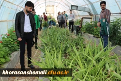 دیدار مسئولین حوزه دانشجویی و جمعی از دانشجویان رشته مشاوره از دانش آموزان با نیازهای ویژه مجنمع امام خامنه ای شهرستان بجنورد 6