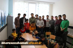 دیدار مسئولین حوزه دانشجویی و جمعی از دانشجویان رشته مشاوره از دانش آموزان با نیازهای ویژه مجنمع امام خامنه ای شهرستان بجنورد 8