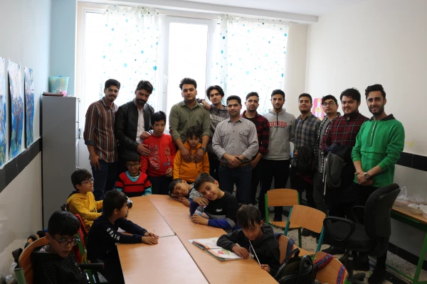 دیدار مسئولین حوزه دانشجویی و جمعی از دانشجویان رشته مشاوره از دانش آموزان با نیازهای ویژه مجنمع امام خامنه ای شهرستان بجنورد 8