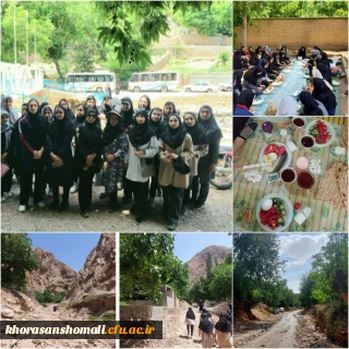 اردوی تفریحی دانشجومعلمان به روستای روئین
