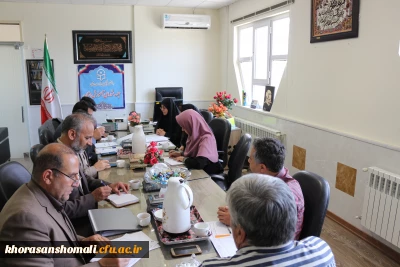 برگزاری جلسه شورای آموزش استان در دفتر مدیریت استان