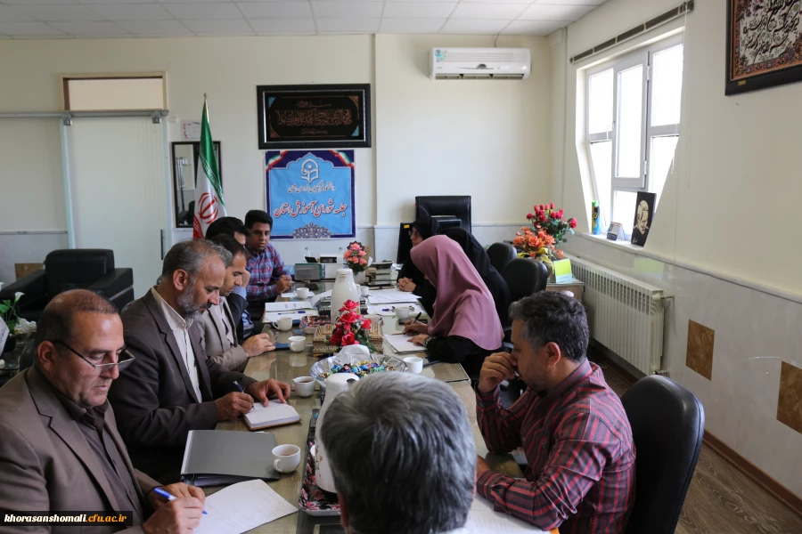 برگزاری جلسه شورای آموزش استان در دفتر مدیریت استان 3