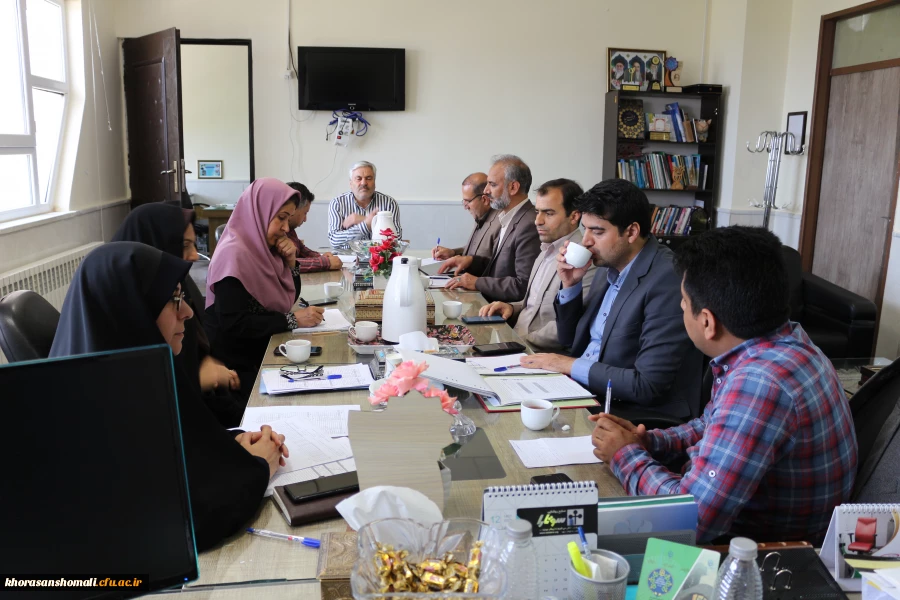 برگزاری جلسه شورای آموزش استان در دفتر مدیریت استان 5