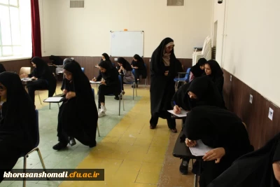 حضور مسئولین دانشگاه در امتحانات پایان دوره پردیس امام جعفر صادق (ع)