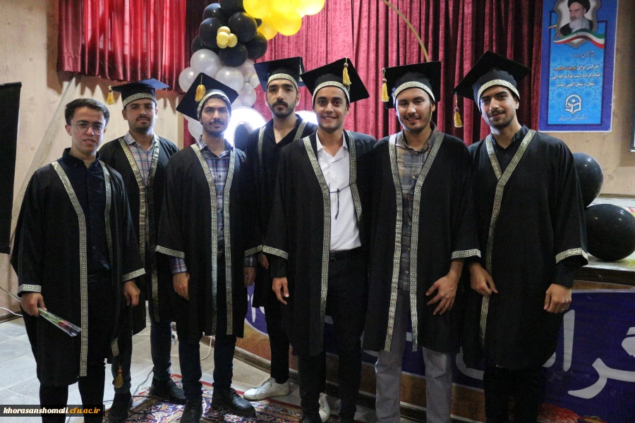 برگزاری جشن دانش آموختگی ویژه فارغ التحصیلان ورودی 98 13