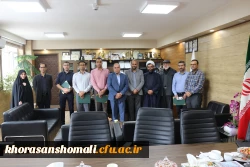 نشست صمیمی مسئولین دانشگاه با مدرکل نوسازی و توسعه مدارس استان 3