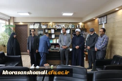 نشست صمیمی مسئولین دانشگاه با مدرکل نوسازی و توسعه مدارس استان 6