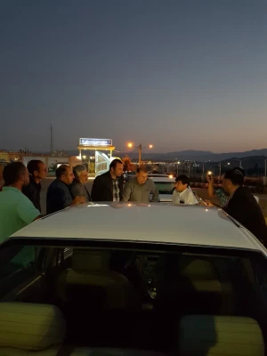 حضور جناب آقای مهندس میرکریمی سرپرست اداره کل راه و شهرسازی استان و مهندس رمضانیان سرپرست معاونت سیاسی، امنیتی و اجتماعی فرمانداری شهرستان بجنورد جهت تصمیم گیری و دوبانده نمودن جاده منتهی به دانشگاه فرهنگیان. 6