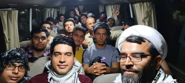 حضور دانشجومعلمان پردیس های دانشگاه فرهنگیان خراسان شمالی در پیاده روی بزرگ اربعین حسینی 1402 3