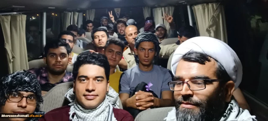 حضور دانشجومعلمان پردیس های دانشگاه فرهنگیان خراسان شمالی در پیاده روی بزرگ اربعین حسینی 1402 3