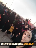 حضور دانشجومعلمان پردیس های دانشگاه فرهنگیان خراسان شمالی در پیاده روی بزرگ اربعین حسینی 1402 5