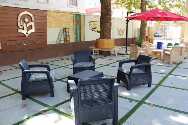 زیباسازی فضای پردیس امام جعفر صادق(ع)  2