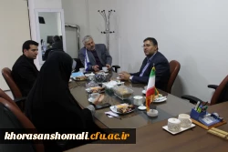 حضور دکتر نجار مشاور عالی ریاست محترم دانشگاه فرهنگیان در دانشگاه فرهنگیان خراسان شمالی 5