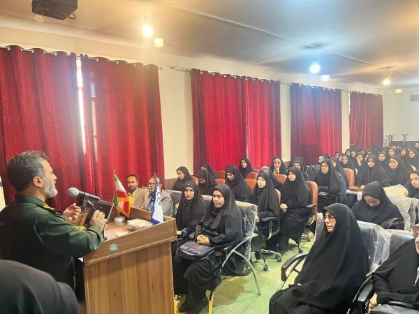 گزارش نشست مسئله شناسی پیرامون فلسطین با حضور سردار اکبری (جانشین فرمانده سپاه خراسان شمالی ) 2