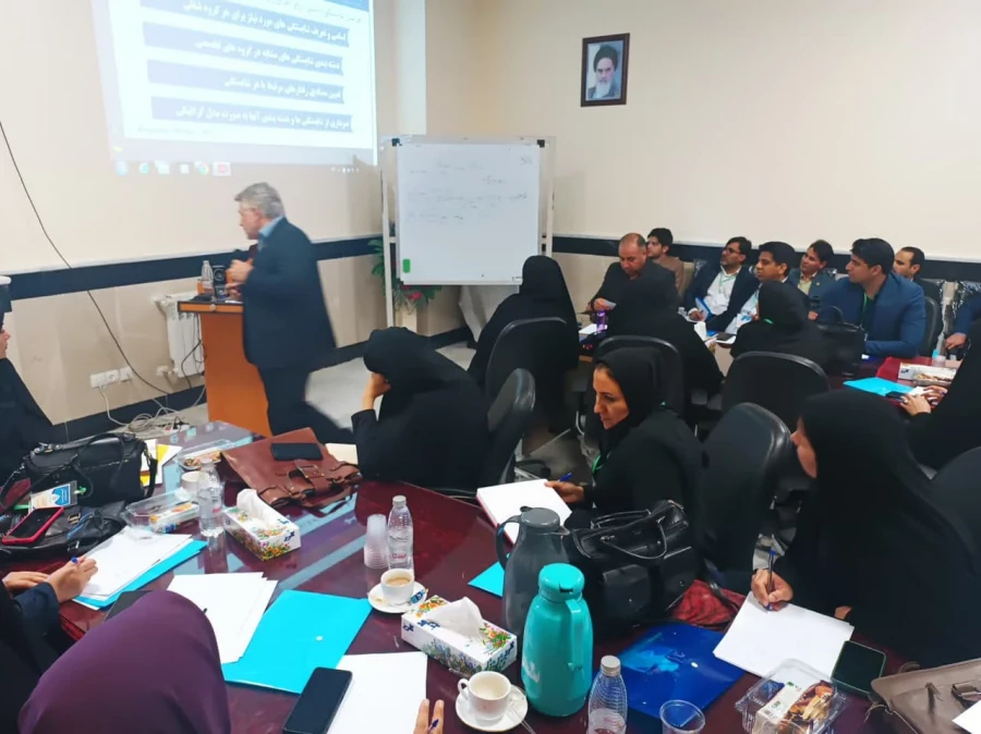 برگزاری دوره تربیت ارزیاب حرفه ای در استان خراسان شمالی با حضور دکتر ایوب ابراهیمی رئیس مرکز نظارت و ارزیابی سازمان مرکزی 6