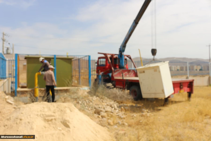 ارتقای ایستگاه گاز دانشگاه از حجم 400 به 1000 مترمکعب 2