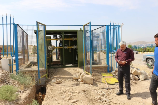 ارتقای ایستگاه گاز دانشگاه از حجم 400 به 1000 مترمکعب 3