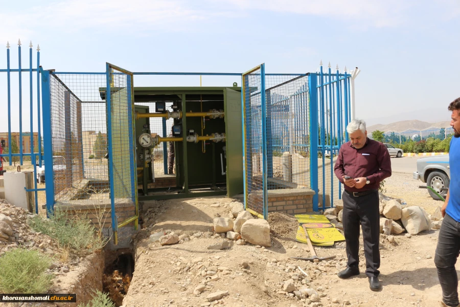 ارتقای ایستگاه گاز دانشگاه از حجم 400 به 1000 مترمکعب 3