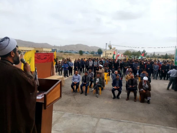 اجتماع دانشجو معلمان دانشگاه فرهنگیان خراسان شمالی در پی محکومیت جنایات رژیم صهیونیستی 2