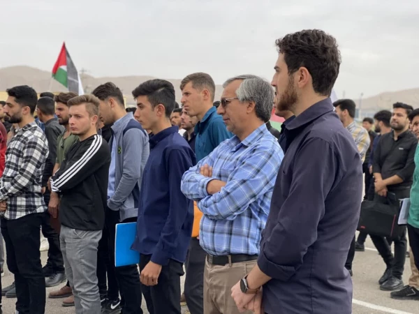 اجتماع دانشجو معلمان دانشگاه فرهنگیان خراسان شمالی در پی محکومیت جنایات رژیم صهیونیستی 4