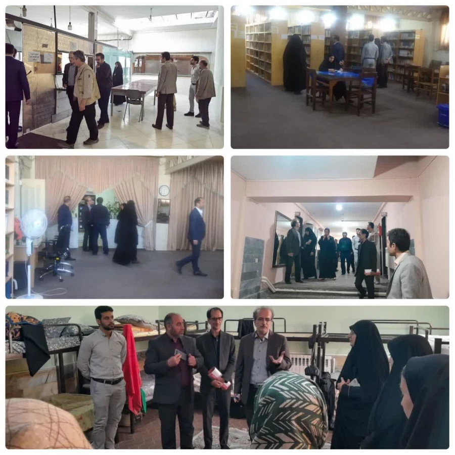 بازدید تخصصی کارشناسان مدیریت بحران استانداری خراسان شمالی از ساختمان پردیس امام جعفرصادق (ع) 2