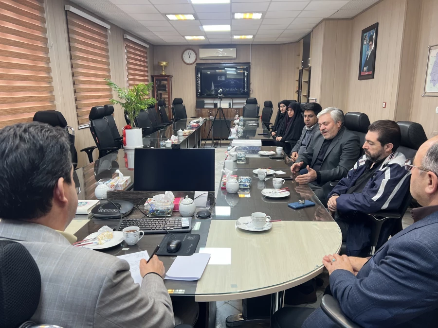 حضور مسئولین دانشگاه فرهنگیان استان خراسان شمالی در دفتر مدیر کل جدید آموزش و پرورش استان جناب آقای دکتر متقیان 3