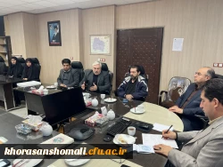 حضور مسئولین دانشگاه فرهنگیان استان خراسان شمالی در دفتر مدیر کل جدید آموزش و پرورش استان جناب آقای دکتر متقیان 4