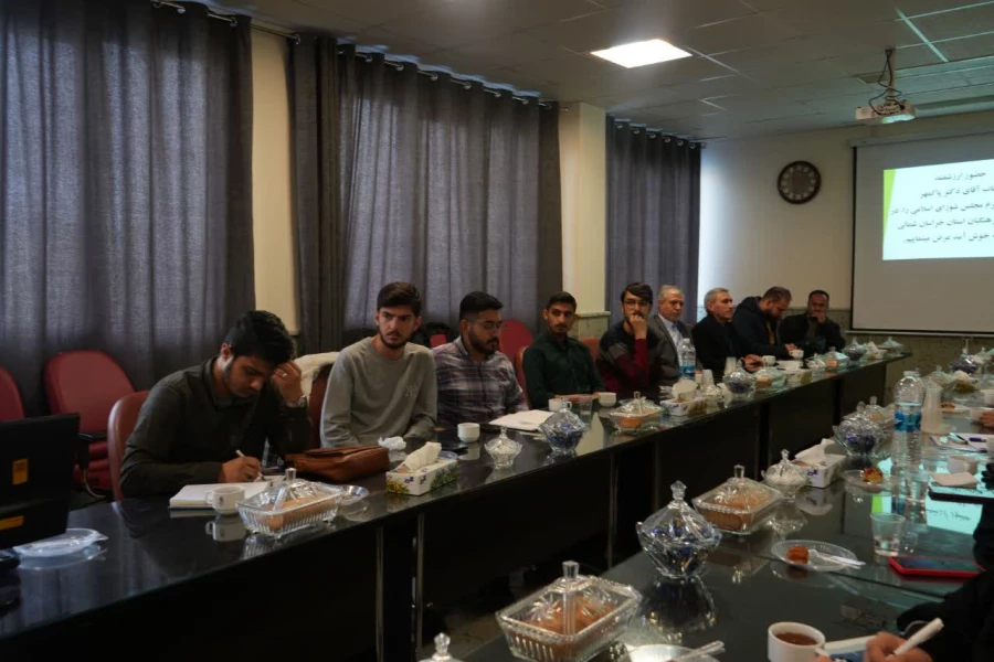 نشست پرسش و پاسخ تشکل های دانشجویی دانشگاه فرهنگیان خراسان شمالی با حضور نماینده مجلس جناب آقای دکتر پاکمهر  6